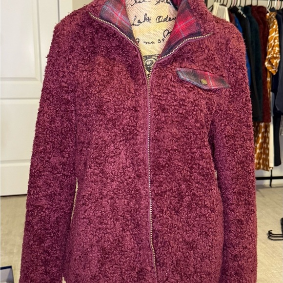 Pendleton Deep Red Teddy Jacket - Picture 2 of 10